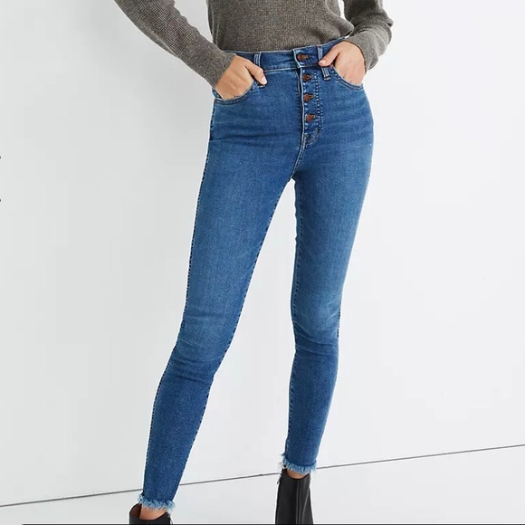 Madewell Denim - Madewell 10" High-Rise Skinny Jeans